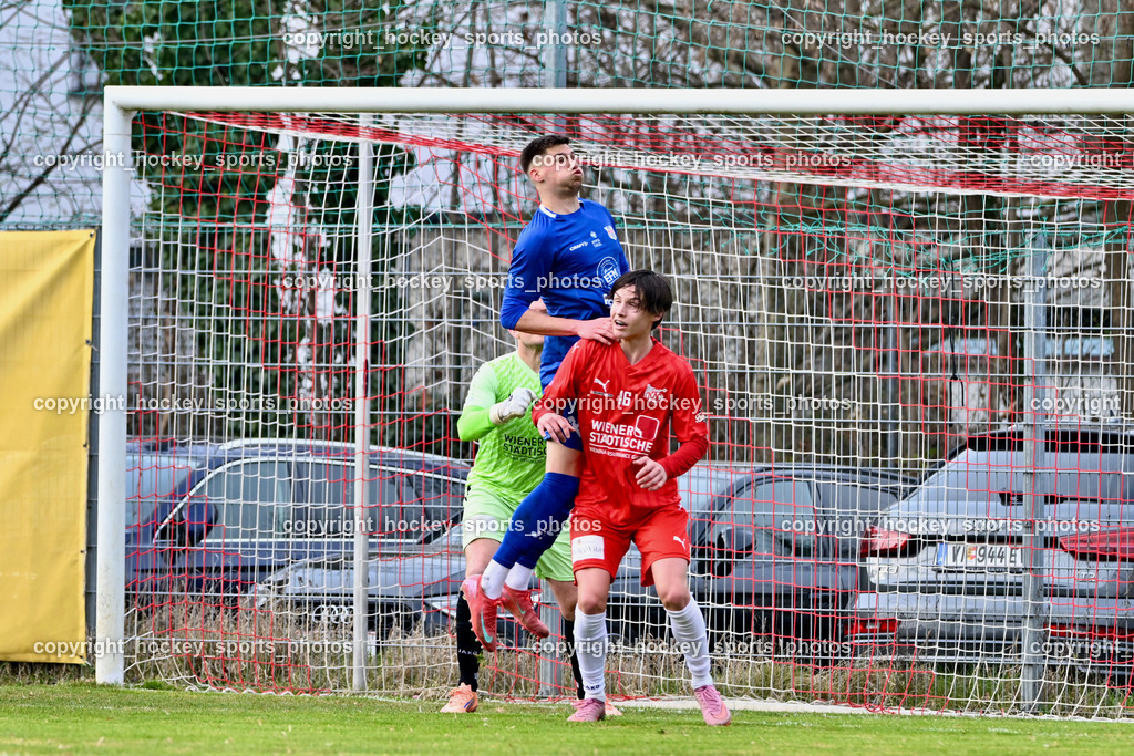 KAC 1909 vs. Union Matrei | #16 Max Martin Dirkes KAC 1909, #17 Enrico Sebastian Schubert Union Matrei, KAC 1909 vs. Union Matrei, KAC 1909 vs. Union Matrei am 21.03.2026 in Klagenfurt (Sportplatz KAC), Austria, (Photo by Bernd Stefan)