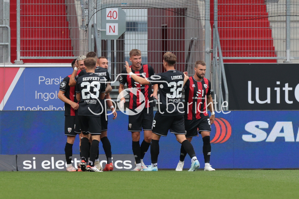 FC Ingolstadt - SV Waldhof Mannheim | Jubel nach dem Treffer zum 1-0 durch Felix KEIDEL (FCI #43) / Tor / Freude / Torschuetze
