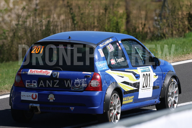 FIA European Hill Climb Championship – Rechberg 2026    | FIA European Hill Climb Championship at Rechberg, held from 24 to 26 April 2026 near Tulwitz, Styria, Austria. The image shows Klaus DEMUTH (AUT) Renault Clio Ragnotti.     