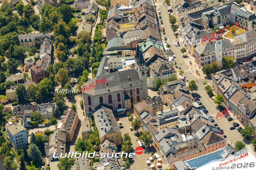 Schrägluftbild  Saale  Hof - Das Luftbild wurde 2025 vom UL-Flugzeug heraus erstellt ( keine Drohne ) - Hochauflösende Luftaufnahme -Nicht vergleichbar mit Google Maps oder Satelittenbilder- Die Geschenkidee !Mit Lizenz und Bildrechte bestellbar