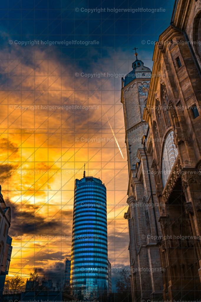 Jentower und St.Michael | Kaufen sie online außergewöhnliche Fotografien auf Leinwand Acrylglas Fotoprint Aludibond von holgerweigeltfotografie - Realisiert mit Pictrs.com