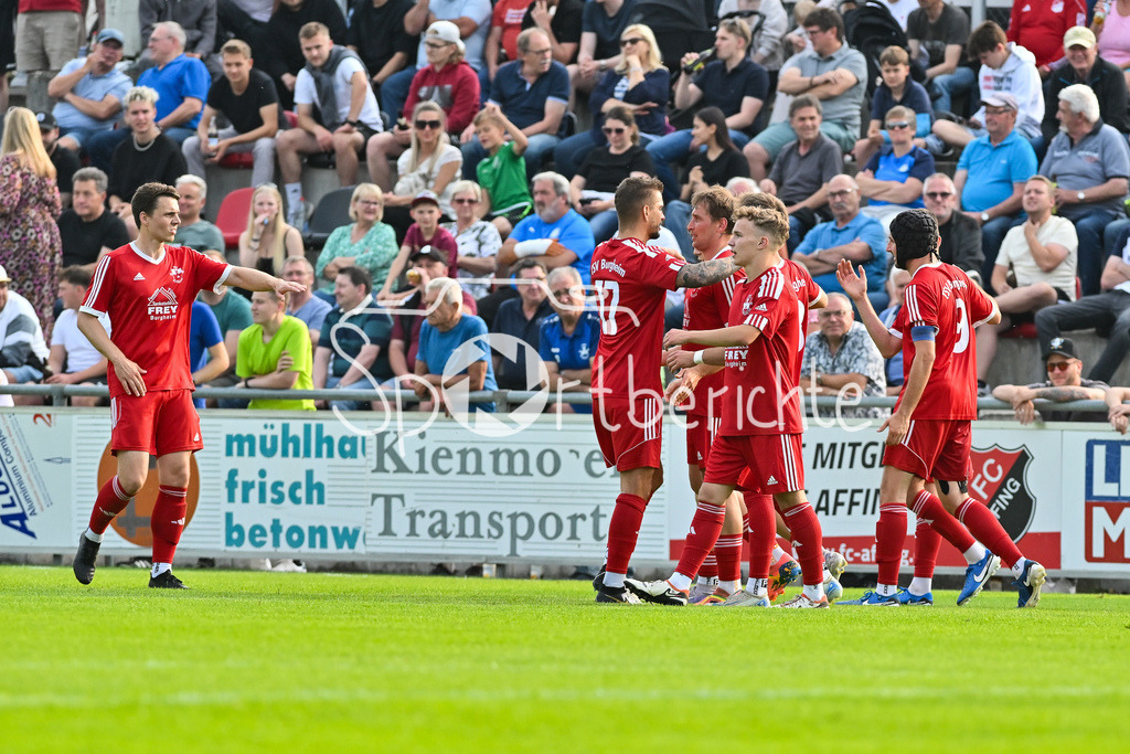 SpVgg Auerbach-Streitheim - TSV Burgheim | Jubel nach 1-2 durch Burgheim 7