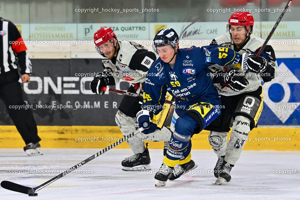 EK Zeller Eisbären vs. HDD Jesenice 1.10.2022 | #59 Egger Maximilian, #15 Sojer Mark