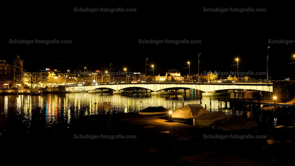 Quaibrücke in der Nacht | Quaibrücke in der Nacht - Realisiert mit Pictrs.com