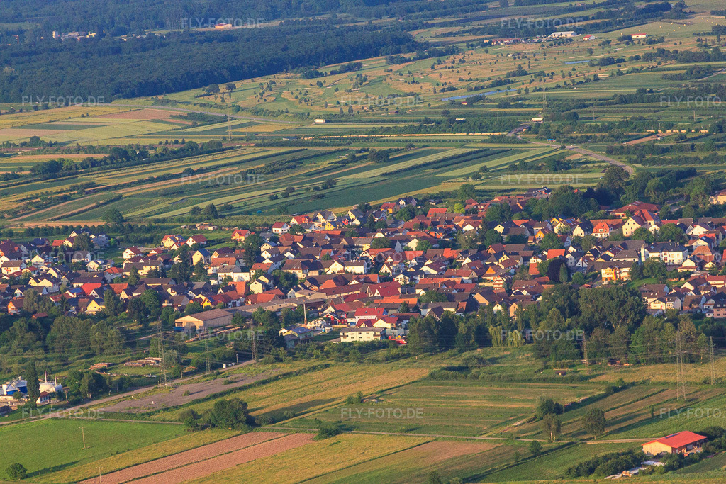 Luftbild: Waldstr im Ortsteil Urloffen in Appenweier im Bundesland Baden-Württemberg in Deutschland. Foto: IMG_28922.jpg vom 14.06.2010 durch Werner Riehm/FLY-FOTO.de