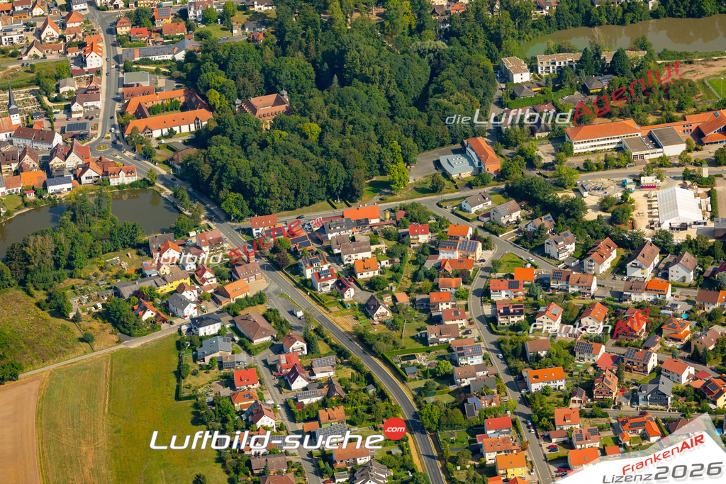 Das Luftbild zeigt :  Weisendorf - Die Luftaufnahme wurde 2024 vom UL-Flugzeug aus erstellt ( keine Drohne ) - Hochauflösende Luftaufnahme - Für grossformatige Ausdrucke geeignet. Die Geschenkidee !Mit Lizenz und Bildrechte bestellbar