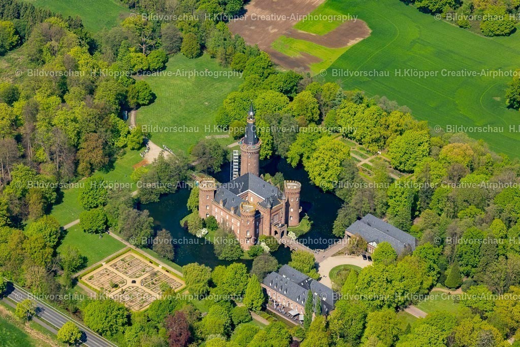 Luftbild Bedburg-Hau-1524 | Luftbildfotografie , Luftbild Schloss Moyland Bedburg-Hau - Realisiert mit Pictrs.com