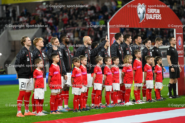 AUT, Uefa EM-Qualifikation 2024 - Oesterreich vs Aserbaidschan | 24.3.2023, Raiffeisen Arena Linz, AUT, EM-Qualifikation Uefa Euro 2024 - Oesterreich vs Aserbaidschan, im Bild Team Austria (AUT)


// Uefa Euro 2024 Qualifikation Match between Austria and Azerbaijan in Linz, Austria on 2023/03/24