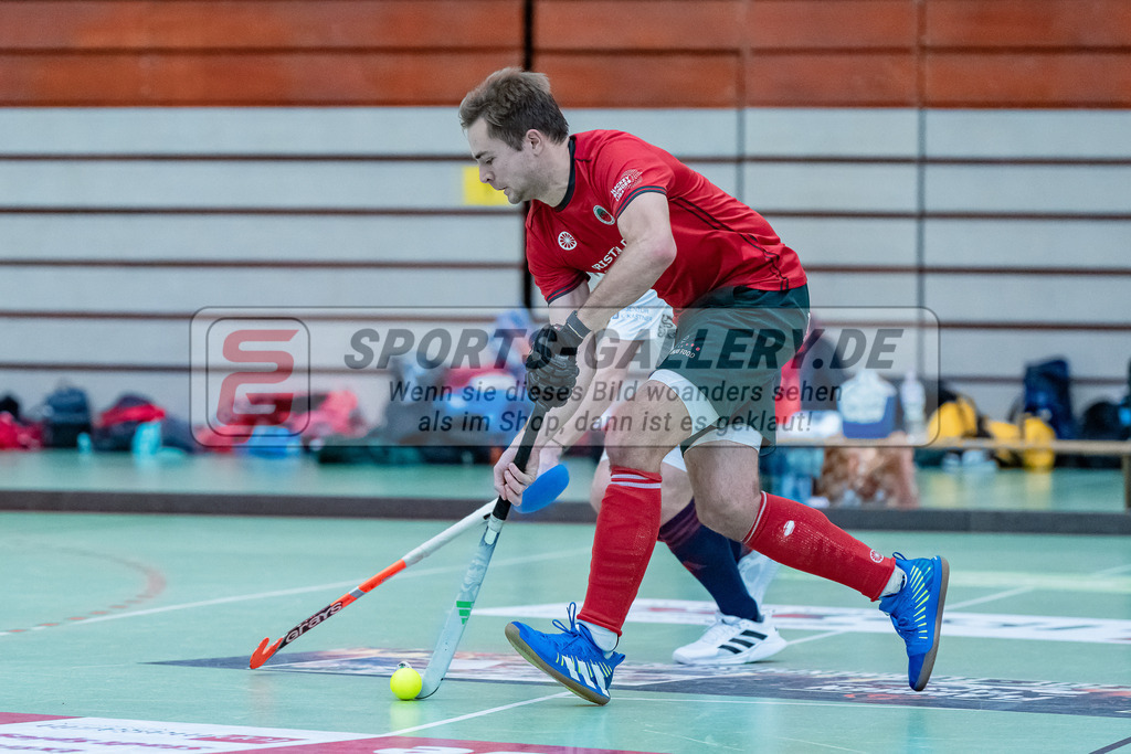 HK_20231217_107627 | 1. Bundesliga Herren Crefelder HC - Düsseldorfer HC  am 17.12.2023 Sporthalle Glockenspitz, Krefeld , van Ehren Christian ( Crefelder HTC #16 )