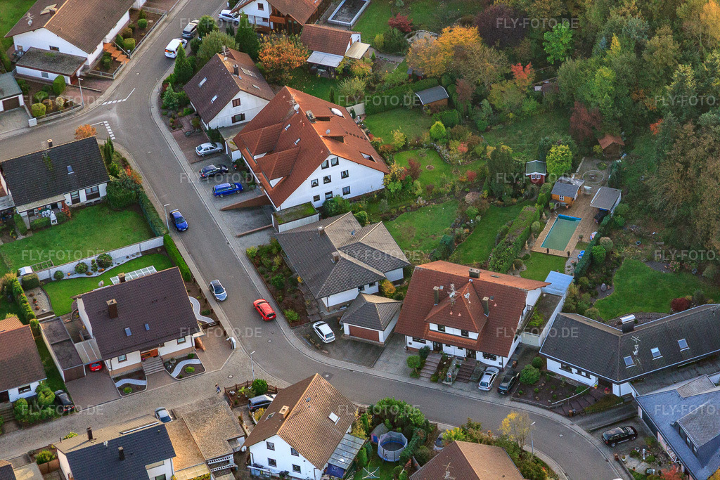 Luftbild: Südring x Pfarrer-Löser-Straße in Rülzheim im Bundesland Rheinland-Pfalz in Deutschland. Foto: IMG_60294.jpg vom 22.10.2013 durch Werner Riehm/FLY-FOTO.de