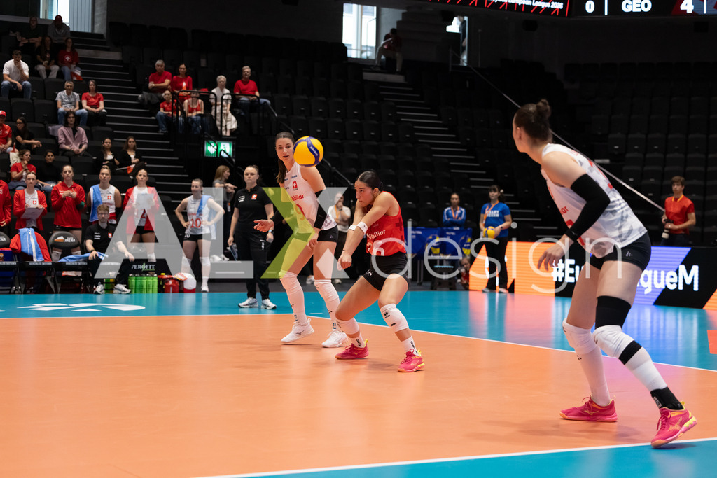 Georgia v Switzerland - CEV European League Women | KRIENS, SWITZERLAND - JUNE 12: FABIANA MOTTIS of Switzerland during the CEV European League match between Georgia and Switzerland at Pilatus Arena on June 12, 2026 in Kriens, Switzerland. - Realisiert mit Pictrs.com