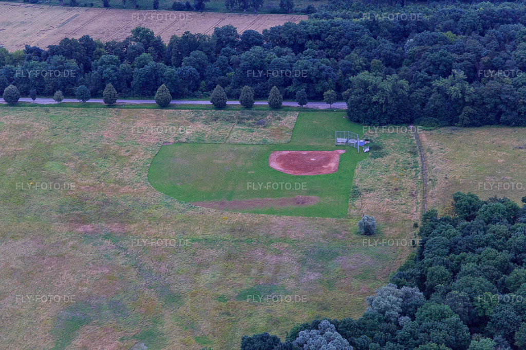 Luftbild: TG Worms Cannibals Baseball in Worms im Bundesland Rheinland-Pfalz in Deutschland. Foto: IMG_091075.jpg vom 04.07.2016 durch Werner Riehm/FLY-FOTO.deCANNIBALS.MAD-APE.NET