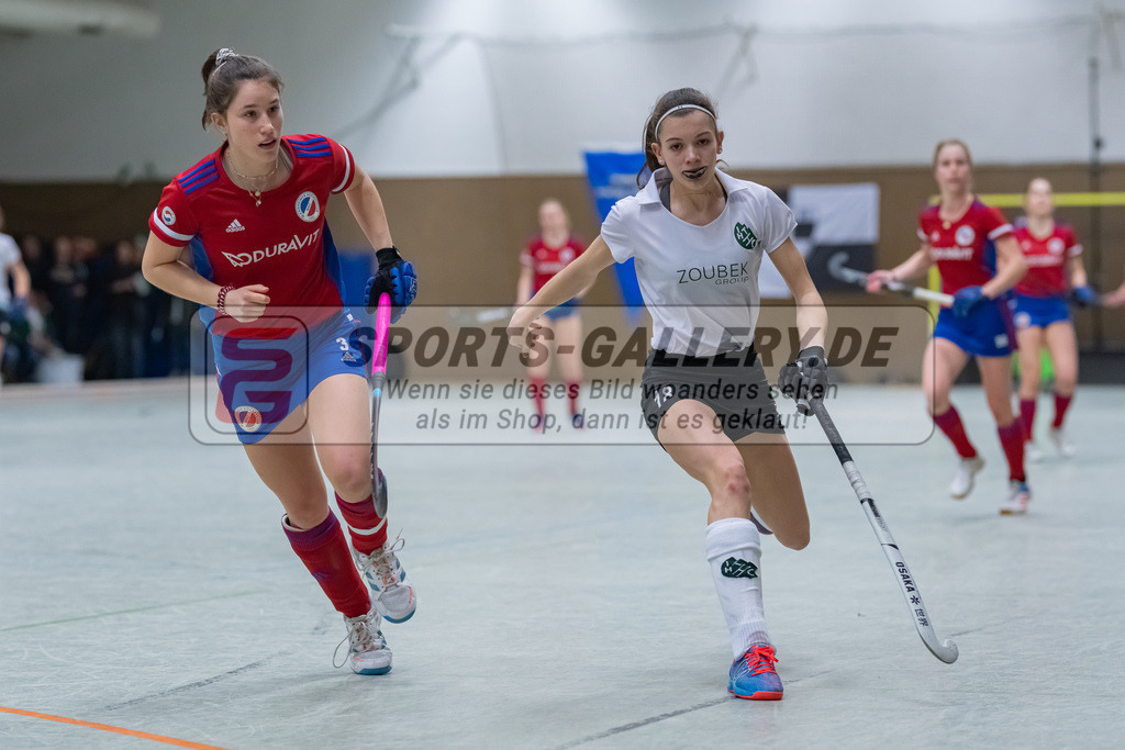 HK_20230226_104974 | Deutsche Meisterschaft WU16 Spiel 2. Halbfinale Mannheimer HC - 1. Hanauer THC am 26.2.2023 DSC 99, Düsseldorf ,