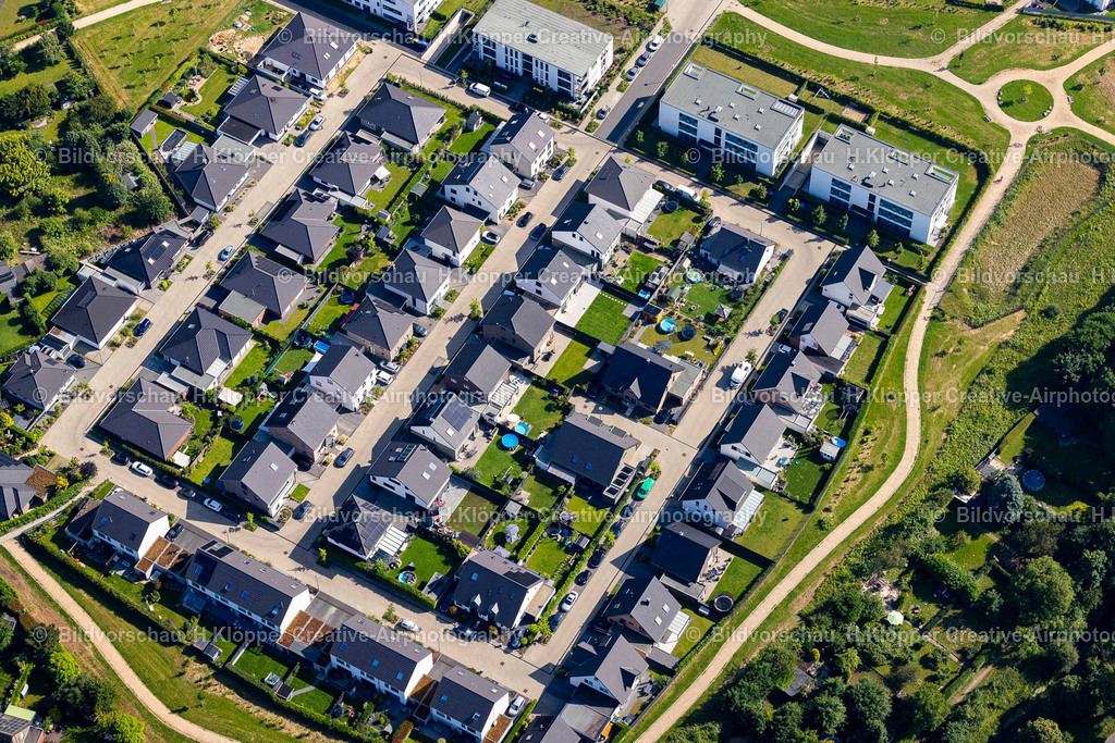 Luftbild Kamp-Lintfort-4843 | Luftbildfotografie Wohngebiet der Mehrfamilienhaussiedlung an der Walkenried-Straße in Kamp-Lintfort im Ruhrgebiet im Bundesland Nordrhein-Westfalen, Deutschland - Realisiert mit Pictrs.com