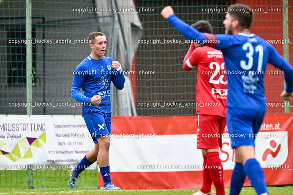 SV Rothenthurn vs. Union Matrei | Jubel #28 Michael Berger Matrei, SV Rothenthurn vs. Union Matrei, SV Rothenthurn vs. Union Matrei am 09.11.2024 in Rothenthurn (Sportplatz Rothenthurn), Austria, (Photo by Bernd Stefan)