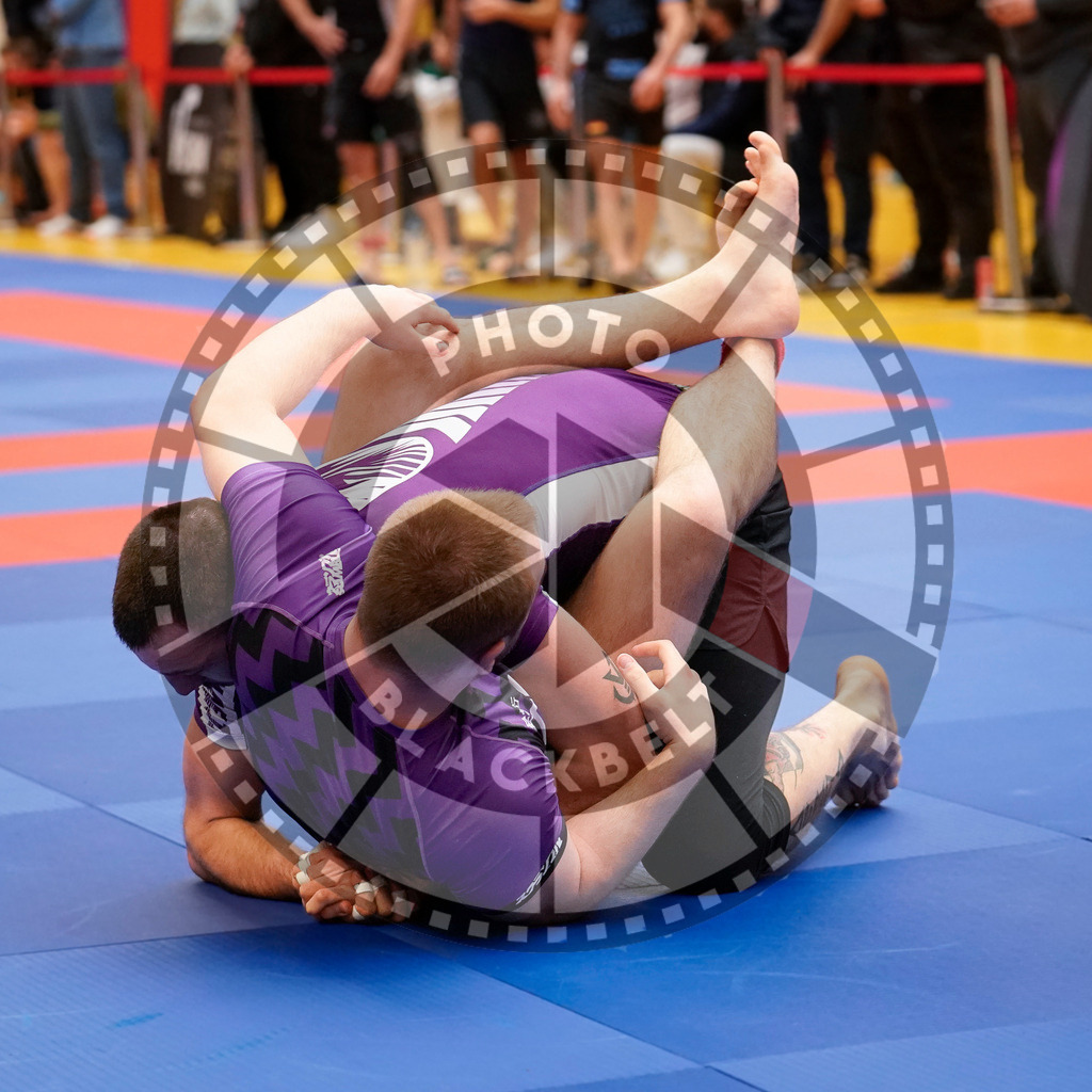 20240203PBB09677 | Fighters compete during the Brazilian Jiu-Jitsu Championship of the AJP Tour in Maintal by Frankfurt am Main, Germany, on February 2, 2024.