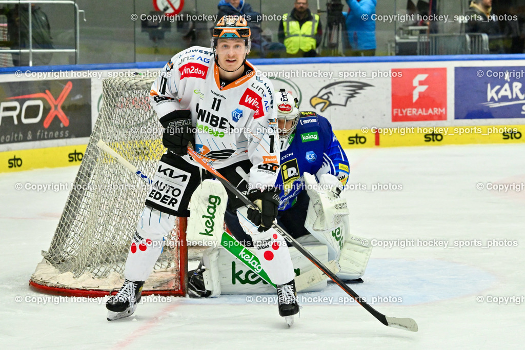 EC IDM Wärmepumpen VSV vs. Black Wings Linz 20.11.2022 | #1 Lamoureux Jean Philippe, #11 Stuart Brodi Ripken,