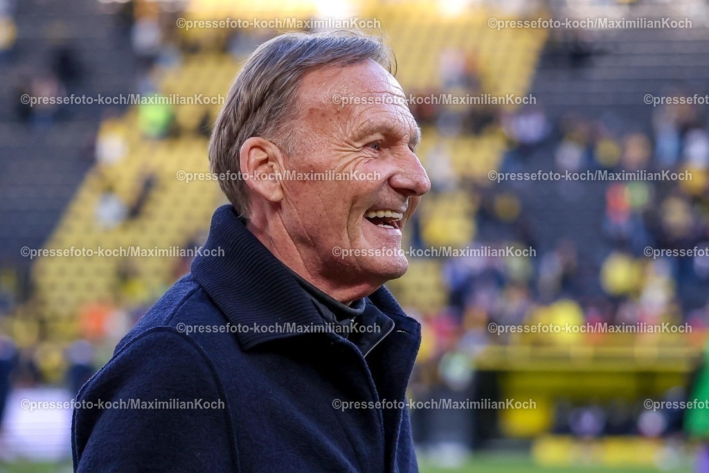BVB26042601082 | 26.04.2026, Fußball, Borussia Dortmund - SC Freiburg, 1. Fußball Bundesliga, 31. Spieltag, Signal Iduna Park, Saison 2025 2026: Präsident Hans-Joachim Watzke (BVB #jw)  DFB regulations prohibit any use of photographs as image sequences and or quasi-video.