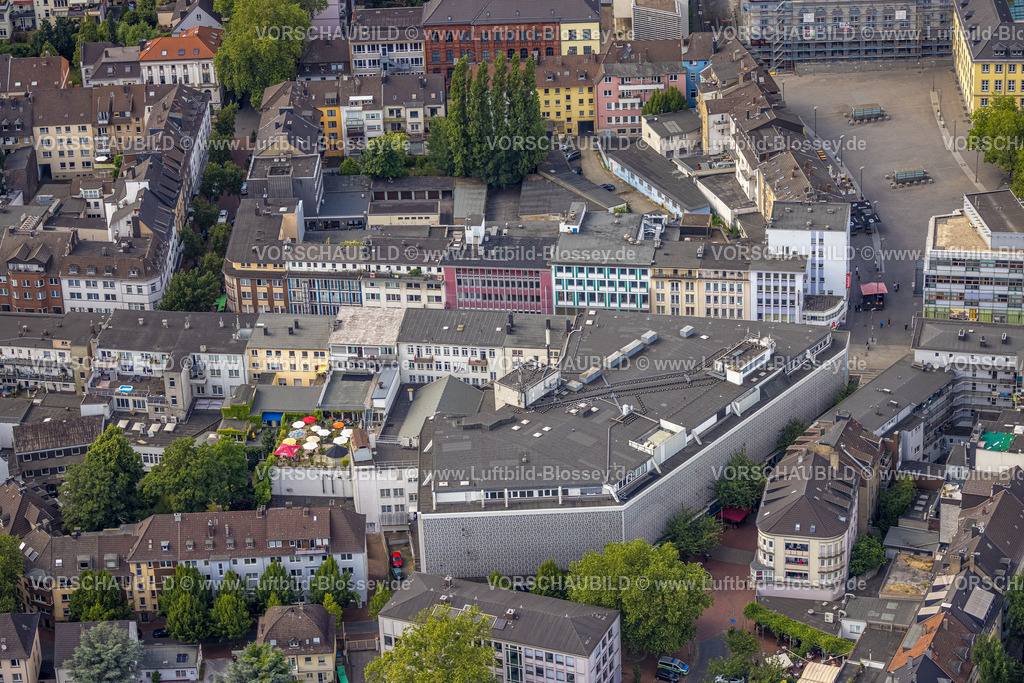 Witten230701451 | Luftbild, Ehem. Galeria Kaufhof, Marktplatz, Geschäftshäuser Bahnhofstraße, Witten, Ruhrgebiet, Nordrhein-Westfalen, Deutschland