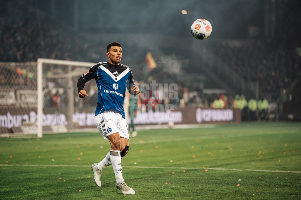 Fußball | Männer | Saison 2025/2026  | Fußball-Bundesliga | 19. Spieltag | FC St. Pauli vs. Hamburger SV | 23.01.2026 | Ransford-Yeboah Königsdörffer (#11, HSV)