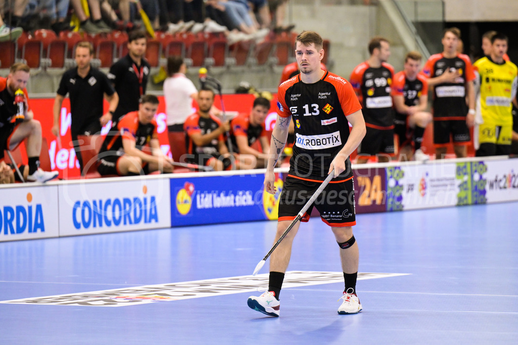 HC Rychenberg vs. Floorball Köniz - 28. August 2022 | HC Rychenberg vs. Floorball Köniz
AXA Arena, Winterthur
Claudio Mutter (#13 HC Rychenberg)
Bild: Sportfotografie Markus Aeschimann | www.markus-aeschimann.ch - Realisiert mit Pictrs.com
