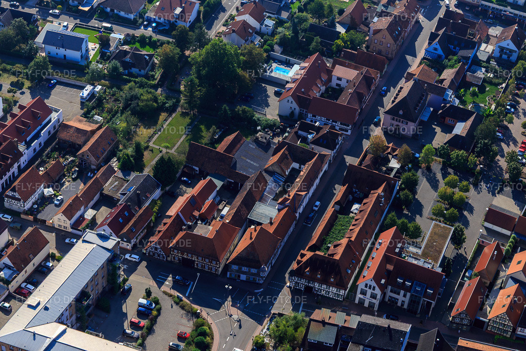 Luftbild: Frankenhofpassage in Kandel im Bundesland Rheinland-Pfalz in Deutschland. Foto: IMG_094934.jpg vom 24.09.2016 durch Werner Riehm/FLY-FOTO.de