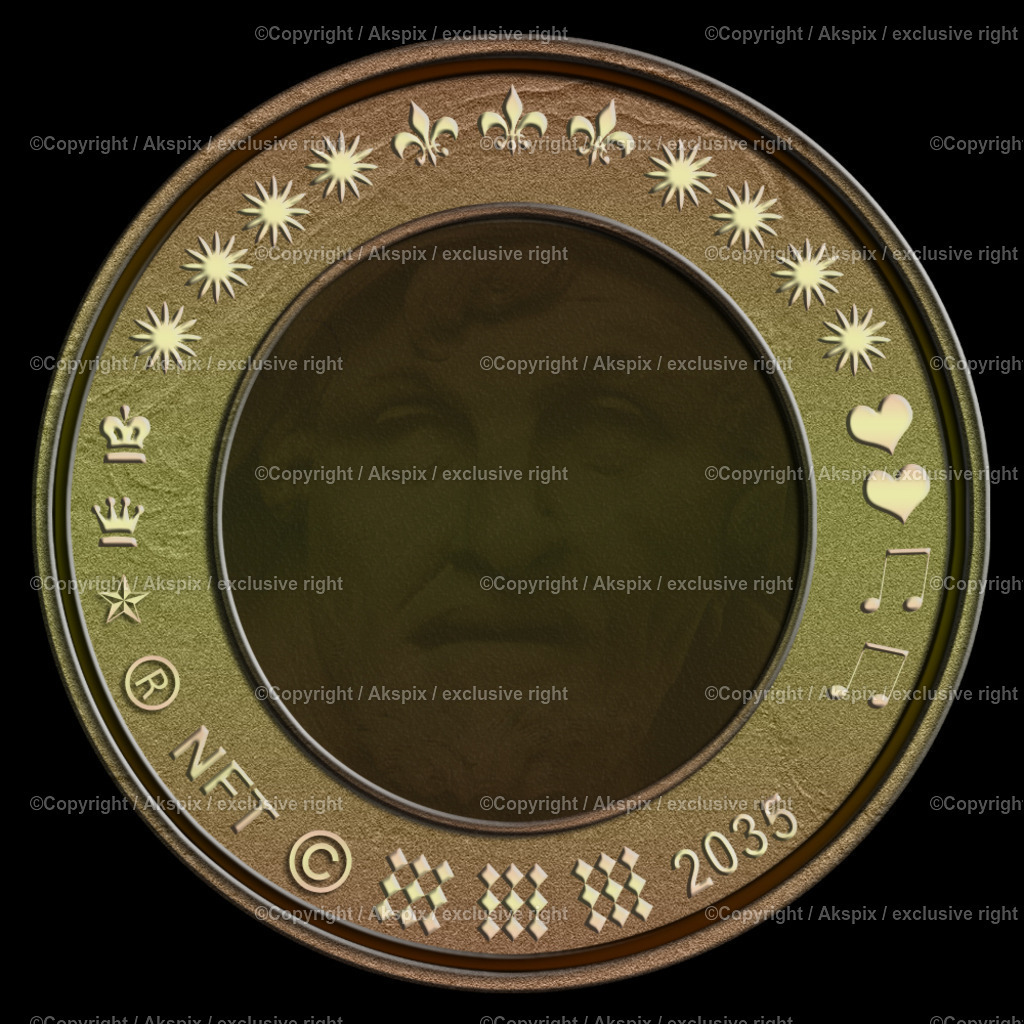 NFTs_Coin-Statu-Am-Roemer-2035 | Die Bildagentur Akspix ist eine Online-Bildagentur und bietet professionelles und kreatives Bildmaterial Royalty free und Rights Managed. Bildarchiv Akspix bietet eine große Auswahl an kreativen und klassischen Motiven.Frankfurt Fotograf, Fotoshooting