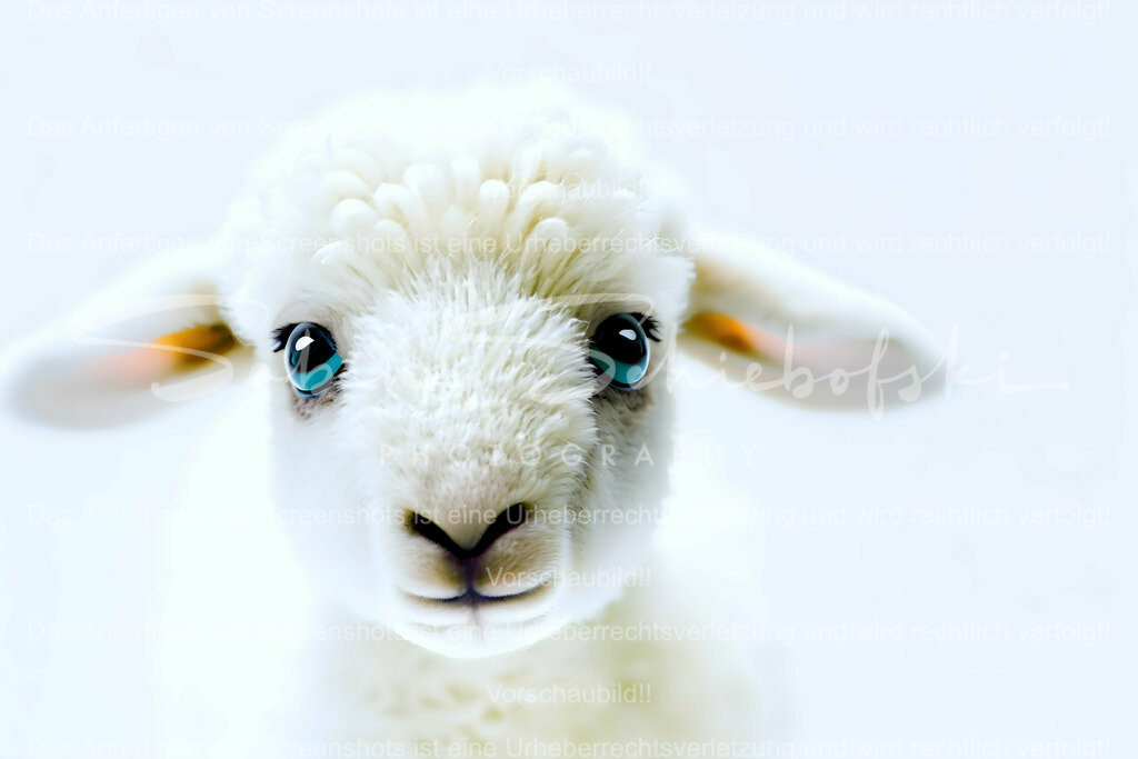 Wandbild Lämmchen | People- und Tierfotografie, Imageaufnahmen, Veranstaltungsfotografie und Wandbilder aus der Natur ★ Made in Germany ✔️ Druck + Downloads ✔️ Naturfotografie in Top Qualität ★ schneller Versand, weltweite Lieferung! - Realisiert mit Pictrs.com