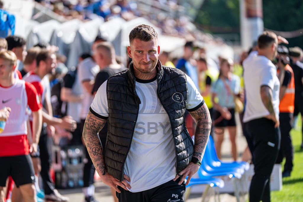 Stuttgarter Kickers vs. SG Sonnenhof Großaspach, Fussball, WFV-Pokal, Finale, 23.05.2026 | Pascal Reinhardt (Trainer SG Sonnenhof Großaspach),Stuttgarter Kickers vs. SG Sonnenhof Großaspach, Fussball, WFV-Pokal, Finale, 23.05.2026