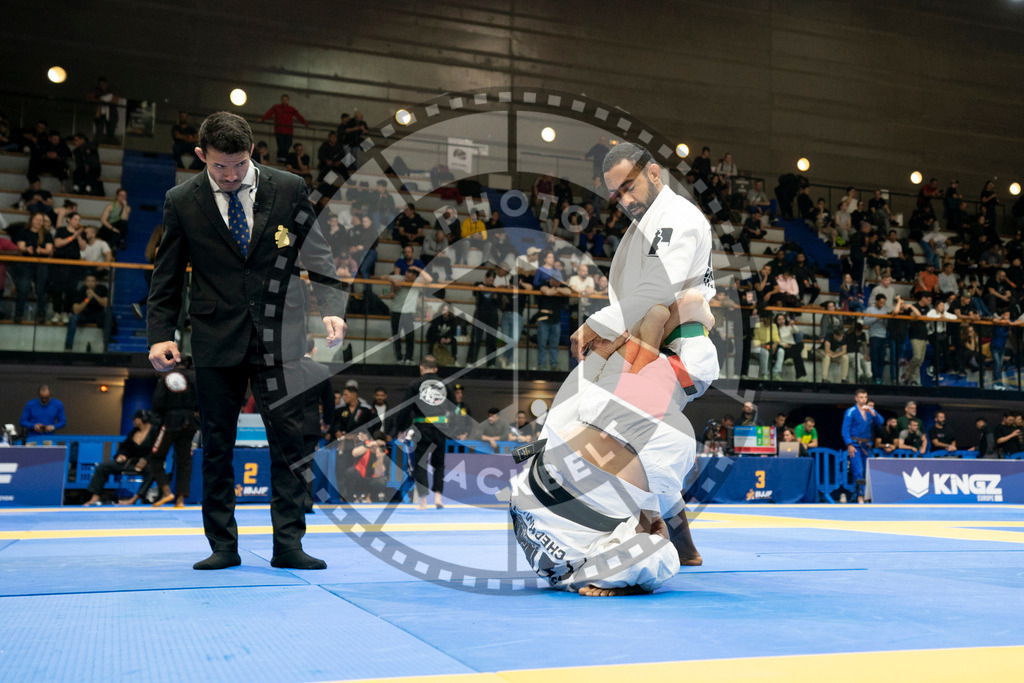 20240124PBB02770 | Fighters compete during the second day of the IBJJF European Championship in Paris, France, on January 24, 2024.