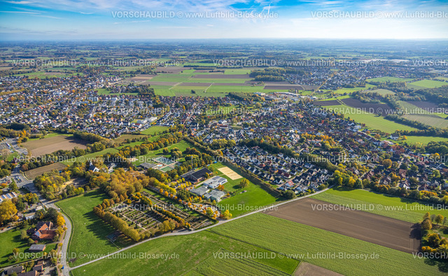 Hamm221003162 | Luftbild, Franz-Voß-Halle, HSC 08 Hammer SportClub 2008, Sport-Kita Grashüpfer, Herbstfarben, Rhynern, Hamm, Ruhrgebiet, Nordrhein-Westfalen, Deutschland