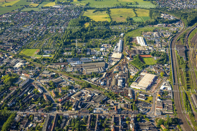 Hamm220601422 | Luftbild, Gewerbegebiet zwischen Östingstraße und Grünstraße, Mitte, Hamm, Ruhrgebiet, Nordrhein-Westfalen, Deutschland