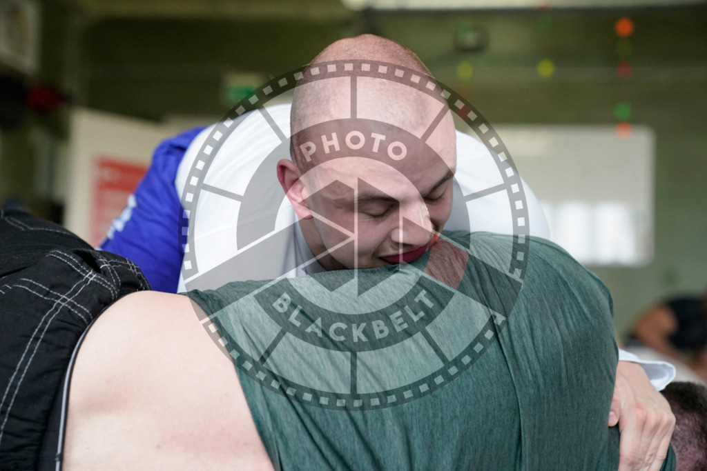 20240413PBB5196 | Fighters compete during the Grapplethon 24hours of rolling for a reason in Hamburg, Germany, on April 13, 2024.