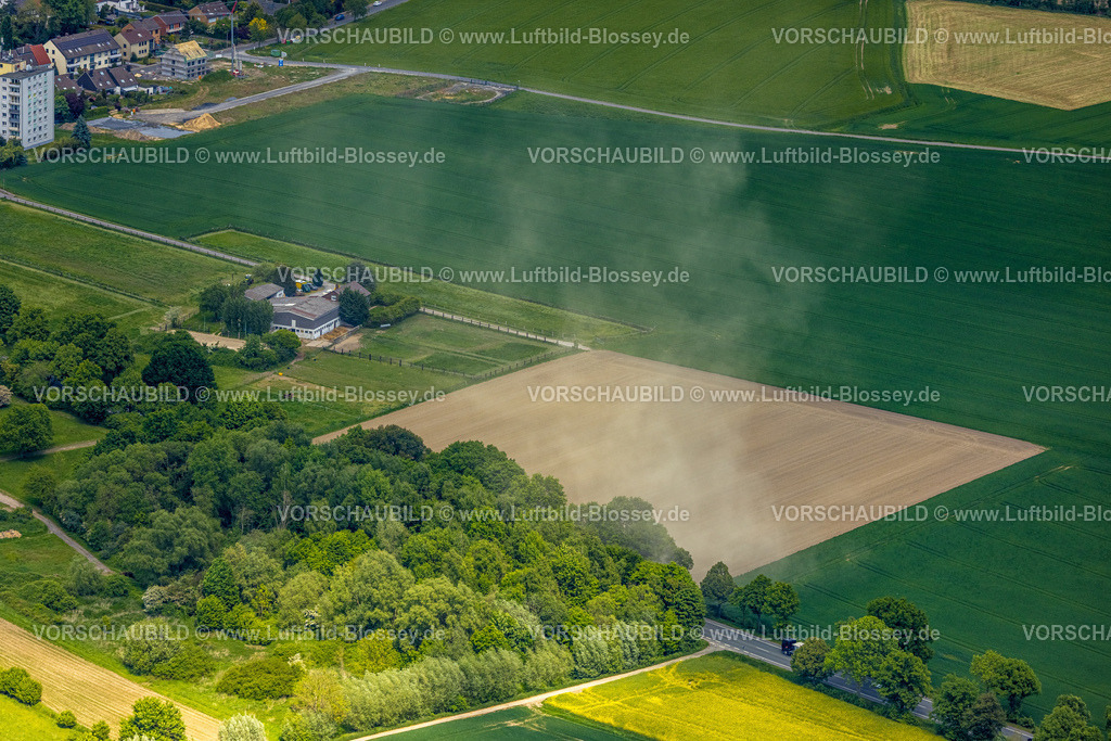 Hamm250500114Windhose | Luftbild, Windhose auf einm Feld an der Kamener Straße, Hamm, Ruhrgebiet, Nordrhein-Westfalen, Deutschland