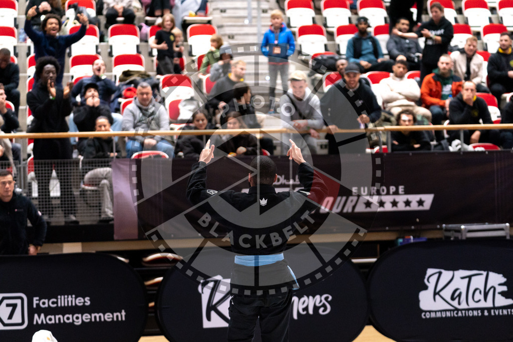 20241013PBB0084 | Athletes compete during the AJP Tour Europe Continental Jiu-Jitsu Amateurs & Masters Championship on October 13, 2024 in Almere near Amsterdam, Netherlands. © Chiara Dazi / photoblackbelt