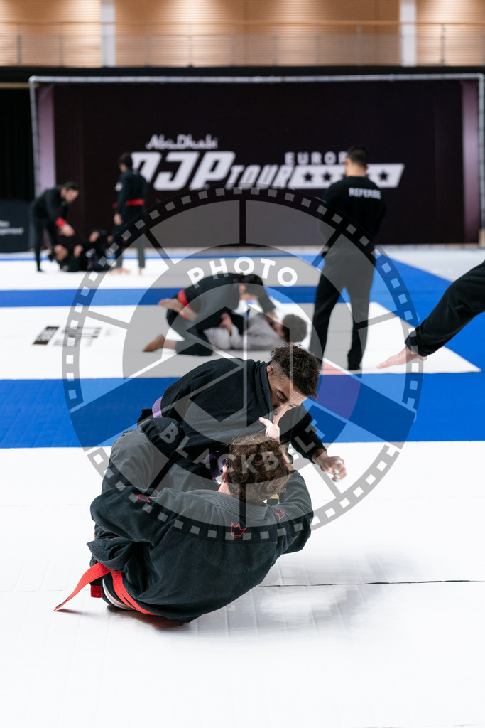 20241012PBB1143 | Athletes compete during the AJP Tour Europe Continental Jiu-Jitsu Professional Championship on October 12, 2024 in Almere near Amsterdam, Netherlands. © Chiara Dazi / photoblackbelt