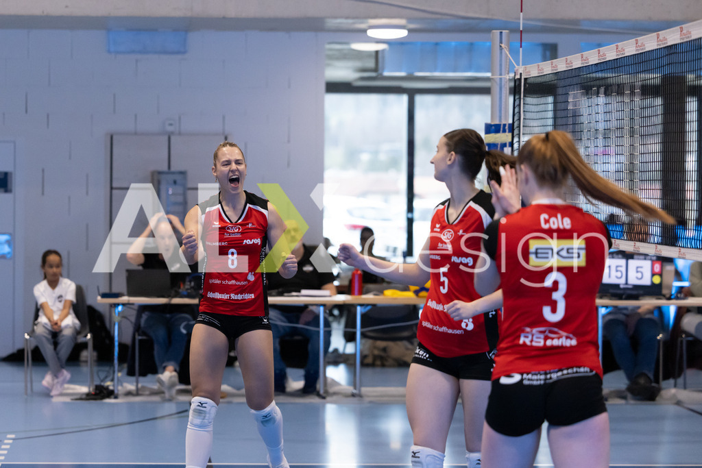 Volleyball I Frauen I Saison 2025-2026 I Volleyball NLA | Women I 1/4 Finals I  BIWI VFM - VC Kanti Schaffhausen I 01.03.2026 | 8 Lina-Marie Lieb (DE) (VC Kanti Schaffhausen) – Aussen - Realisiert mit Pictrs.com