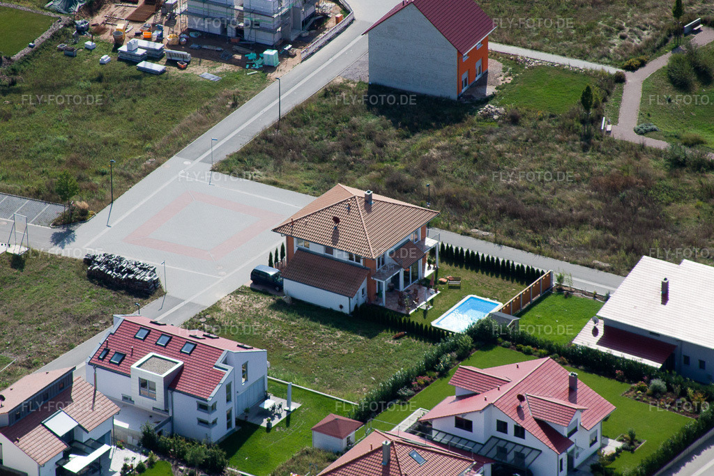 Luftbild: Am Höhenweg in Kandel im Bundesland Rheinland-Pfalz in Deutschland. Foto: IMG_21101.jpg vom 06.09.2009 durch Werner Riehm/FLY-FOTO.de