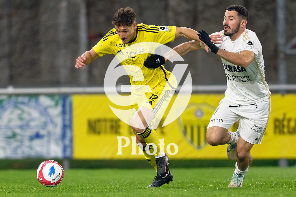 dieci Challenge League - FC Stade Nyonnais v Etoile Carouge FC |  during the dieci Challenge League match between FC Stade Nyonnais and Etoile Carouge FC at Centre sportif de Colovray in Nyon, Switzerland