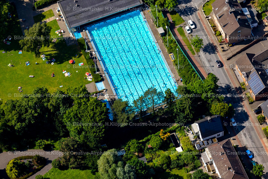 Luftbild Duisburg-Rheinhausen-4400 | Luftbild Uferbereiche am Freibad in Friemersheim im Bundesland Nordrhein-Westfalen, Deutschland - Realisiert mit Pictrs.com