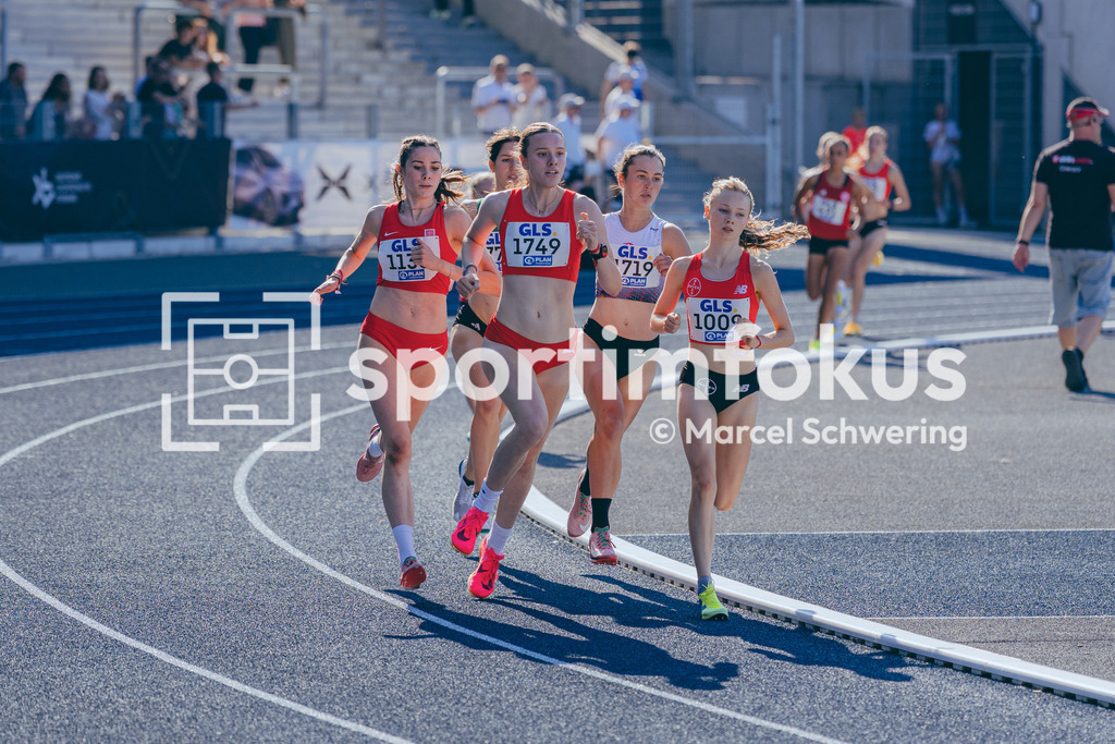 Deutsche Meisterschaften U20 / U16 2026 | Tabea Lanzerath, LG Filstal, 1749, 1500-Meter-Lauf, Deutsche Meisterschaften der U20 &amp; U16 2026, Lohrheidestadion Bochum-Wattenscheid, 10.07.2026. Foto: Marcel Schwering / sportimfokus - Realisiert mit Pictrs.com