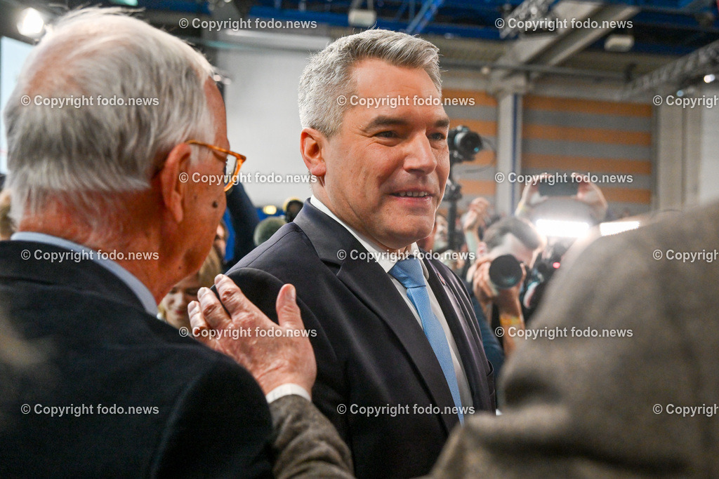 Der Oesterreichplan_ OeVP_ Wels_ 26.01.2024-8 | 26.01.2024, Wels, AUT, ÖVP, Der Österreichplan, im Bild BK Karl Nehammer (VP, Bundeskanzler)
