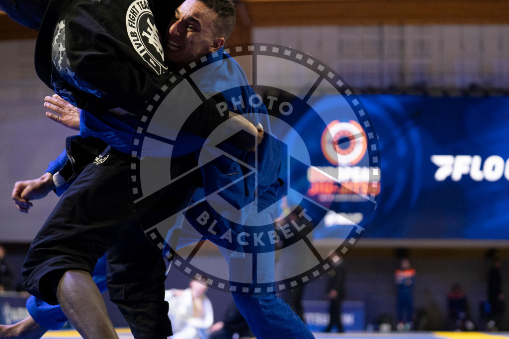 20240119PBB0272 | Fighters compete during the IBJJF European Championship in Paris, France, on January 19, 2024.