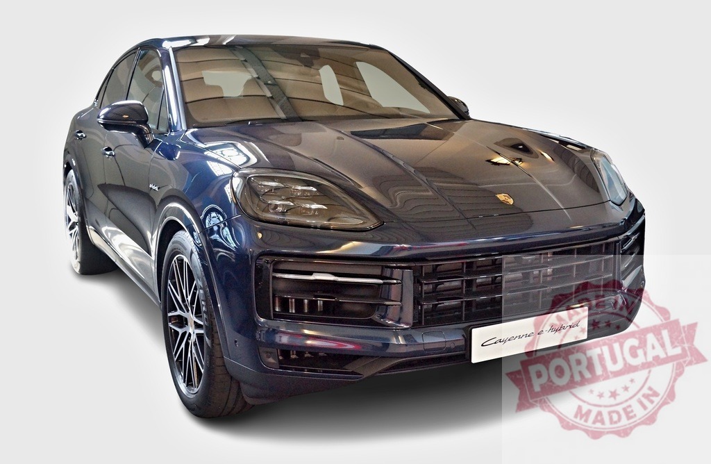 Porsche Cayenne e-hybrid posing in studio | Modern Porsche Cayenne e-hybrid posing in a studio setting - Realized with Pictrs.com