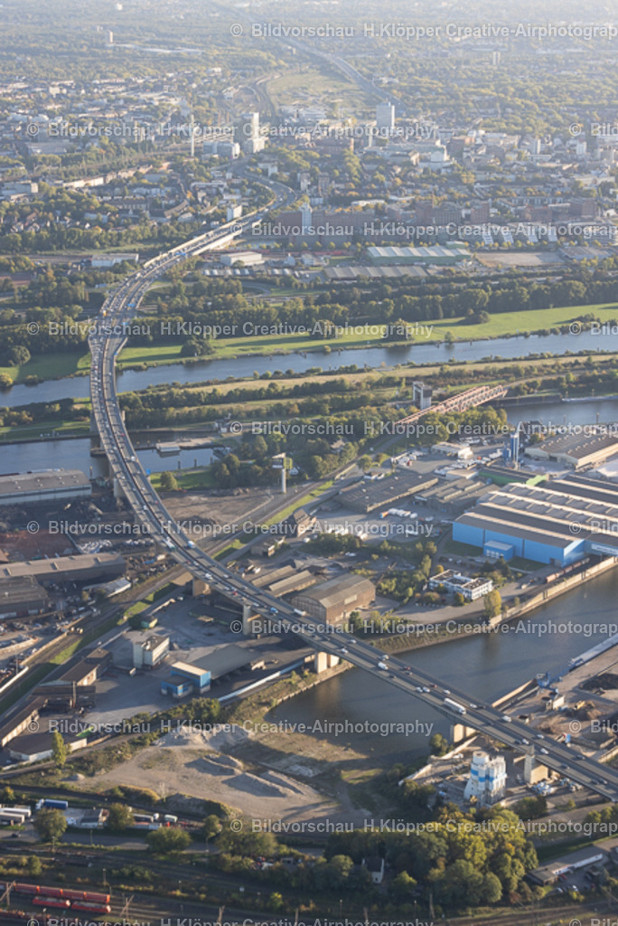 Luftbild-Duisburg Berliner Brücke A59- 51.449527_ 6.779178-7798 | Luftbildfotografie und Luftbildfotograf Hermann Klöpper - Realisiert mit Pictrs.com