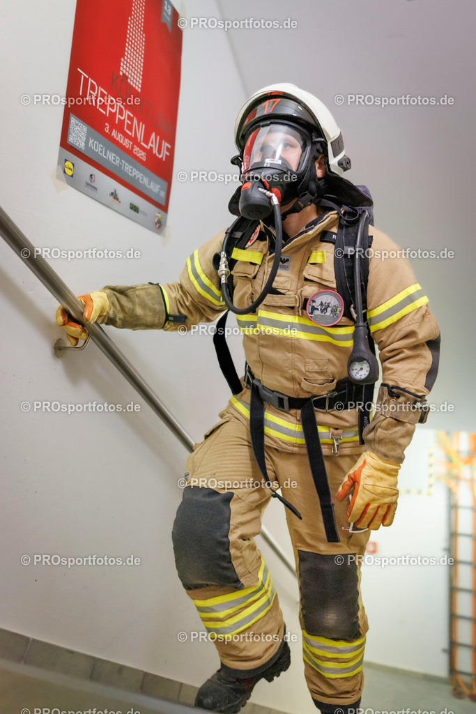 KölnTurm Treppenlauf; Köln, 03.08.2025 | Impressionen vom KölnTurm Treppenlauf am 03.08.2025 in Köln (Nordrhein-Westfalen). 