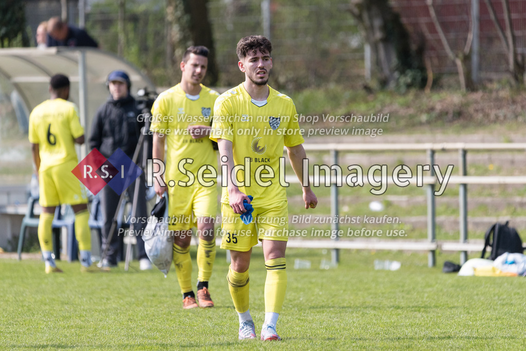 Fußball, Saison 2022/23, LOTTO-Pokal, WTSV Concordia - FC Teutonia 05, Sportpark Hinschenfelde (Hamburg), 10.04.2023, Halbfinale | Diamant Berisha (#35, Teutonia)