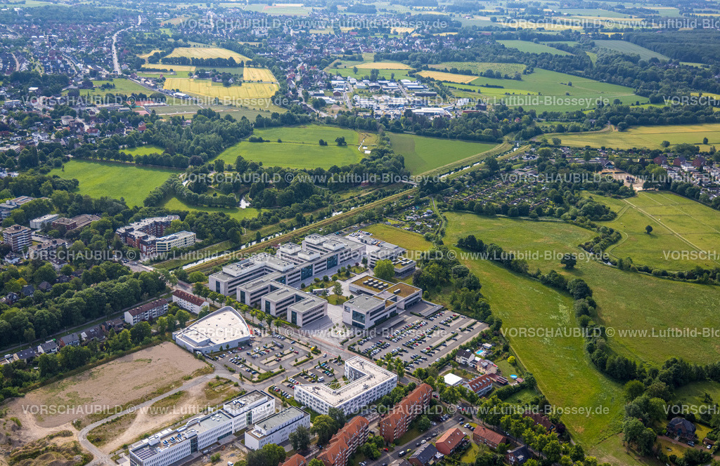 Hamm220600095HSHL | Luftbild, Hochschule Hamm-Lippstadt, HSHL, Campus Hamm, Uentrop, Hamm, Ruhrgebiet, Nordrhein-Westfalen, Deutschland