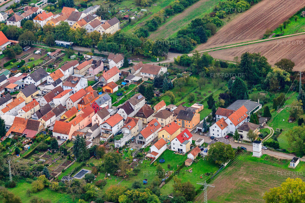 Obergartenstr | Luftbild: Obergartenstr in Lingenfeld im Bundesland Rheinland-Pfalz in Deutschland. Foto: IMG_60130.jpg vom 08.10.2013 durch Werner Riehm/FLY-FOTO.de - Realisiert mit Pictrs.com
