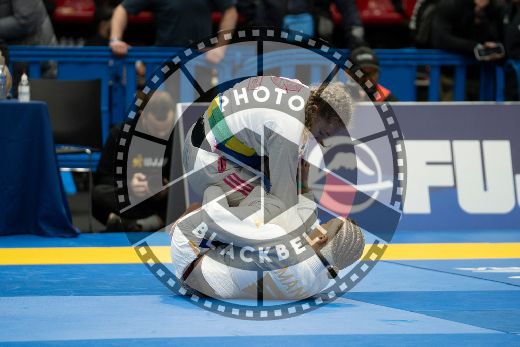 20240119PBB3312 | Fighters compete during the IBJJF European Championship in Paris, France, on January 19, 2024.